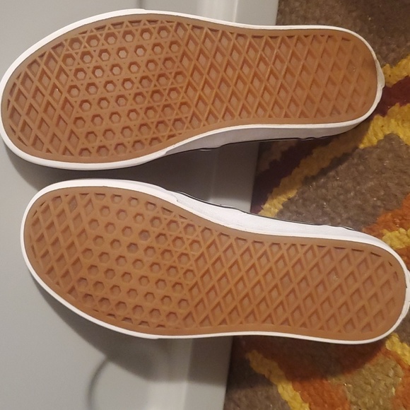 VANS 5.5/7sz. Purple Glitzy pair OR Floral Print on Black sz 6.5 big kids - Picture 4 of 12